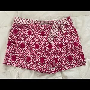 Tile Medallion Printed Crossover Skort